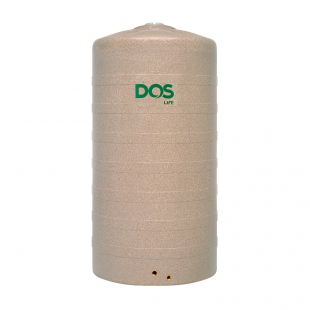 ถังเก็บน้ำบนดิน DOS GRANITO รุ่น COM-01/SB ท่อนอก สีแซนดี้ บราวน์
