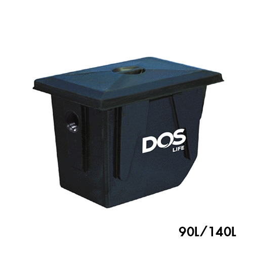 ถังดักไขมันใต้ดิน ทรงสี่เหลี่ยม DOS รุ่น DGT/U BLACK (GT-02/BK)