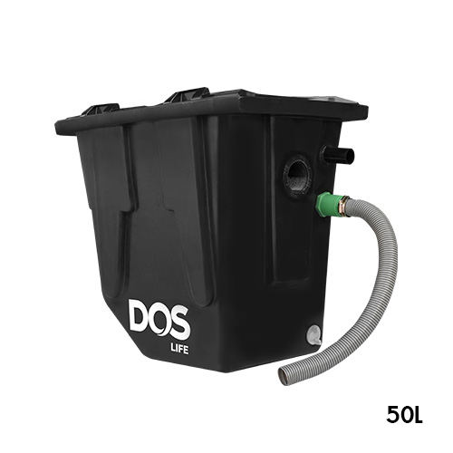 ถังดักไขมันบนดิน DOS DGT ดำ 50L
