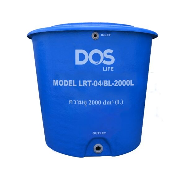 DOS LITETITE ถังเก็บน้ำไฟเบอร์กลาสทรงถ้วย 1000-5000 ลิตร