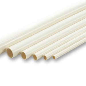 ท่อ PVC สีขาว ชั้น 5A ท่อน้ำไทย สำหรับร้อยสายไฟ
