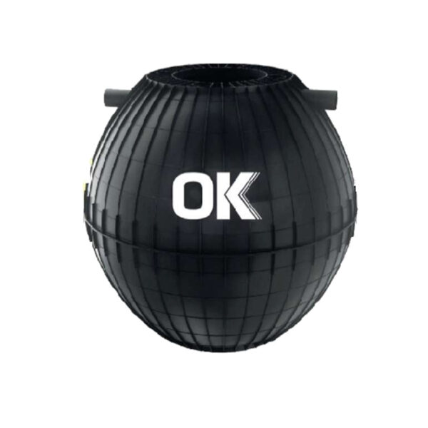 ถังบำบัดน้ำเสีย เกรอะ-กรองไร้อากาศ DOS OK ดำ 1670L (H)