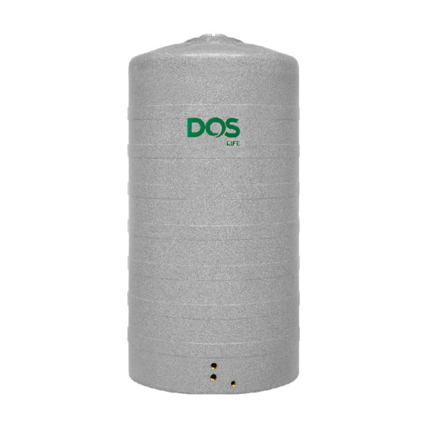 ถังเก็บน้ำบนดิน DOS GRANITO ไอรอนเกรย์ 700L DWTทรงสูง+ท่อใน