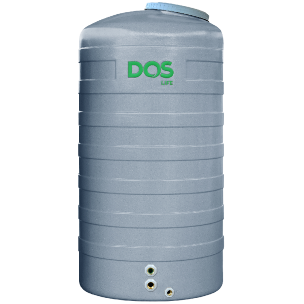 ถังเก็บน้ำบนดิน DOS STONE – ท่อนอก แกรนิตเทา 1000L