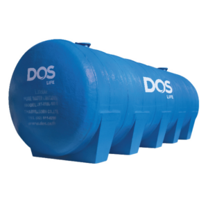 DOS LITETITE ถังเก็บน้ำบนดินทรงนอน DTR 25Q ขนาด dia.2.50×5.79m ECO SERIES