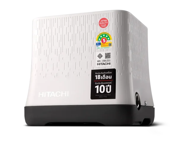 ปั๊มน้ำอัตโนมัติแรงดันคงที่ HITACHI รุ่น WM-P300XX2 ขนาด 300W (ถังเหลี่ยม)