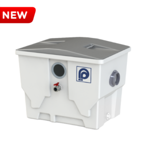 ถังดักไขมันตั้งพื้น PP รุ่น GT-40AG Easy Drain ขนาด 130 ลิตร